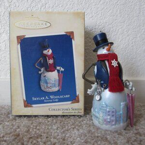 Skylar A. Woolscarf Snowtop Lodge 2005 Hallmark ornament